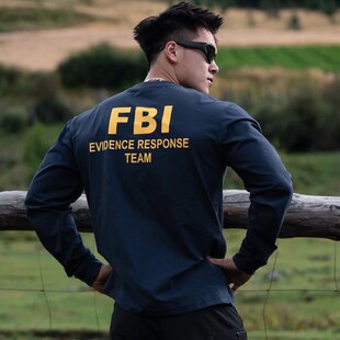 重磅新款 美式 秋季 运动设计长袖 休闲宽松T恤圆领ins上衣男 百搭时尚