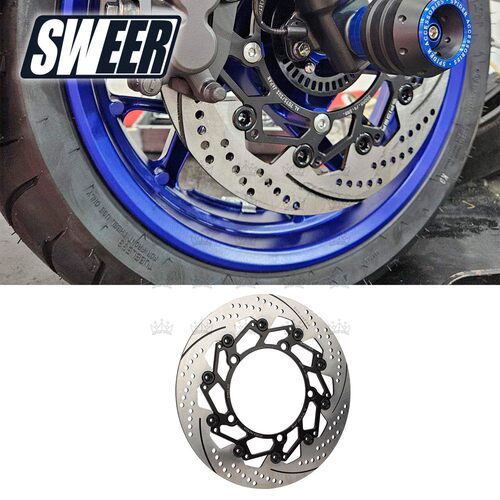 适用雅马哈xmax300摩托车267mm/300mm改装刹车碟原车刹车盘
