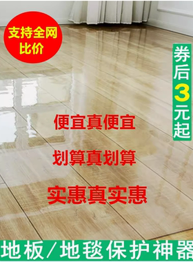 透明地垫pvc门垫塑料地毯木地板保护垫膜进门客厅家用防水滑垫子