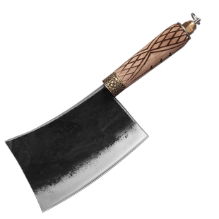 砍骨刀手工锻打屠夫卖肉专业锰钢斩骨刀加厚商用大骨刀专用剁骨刀