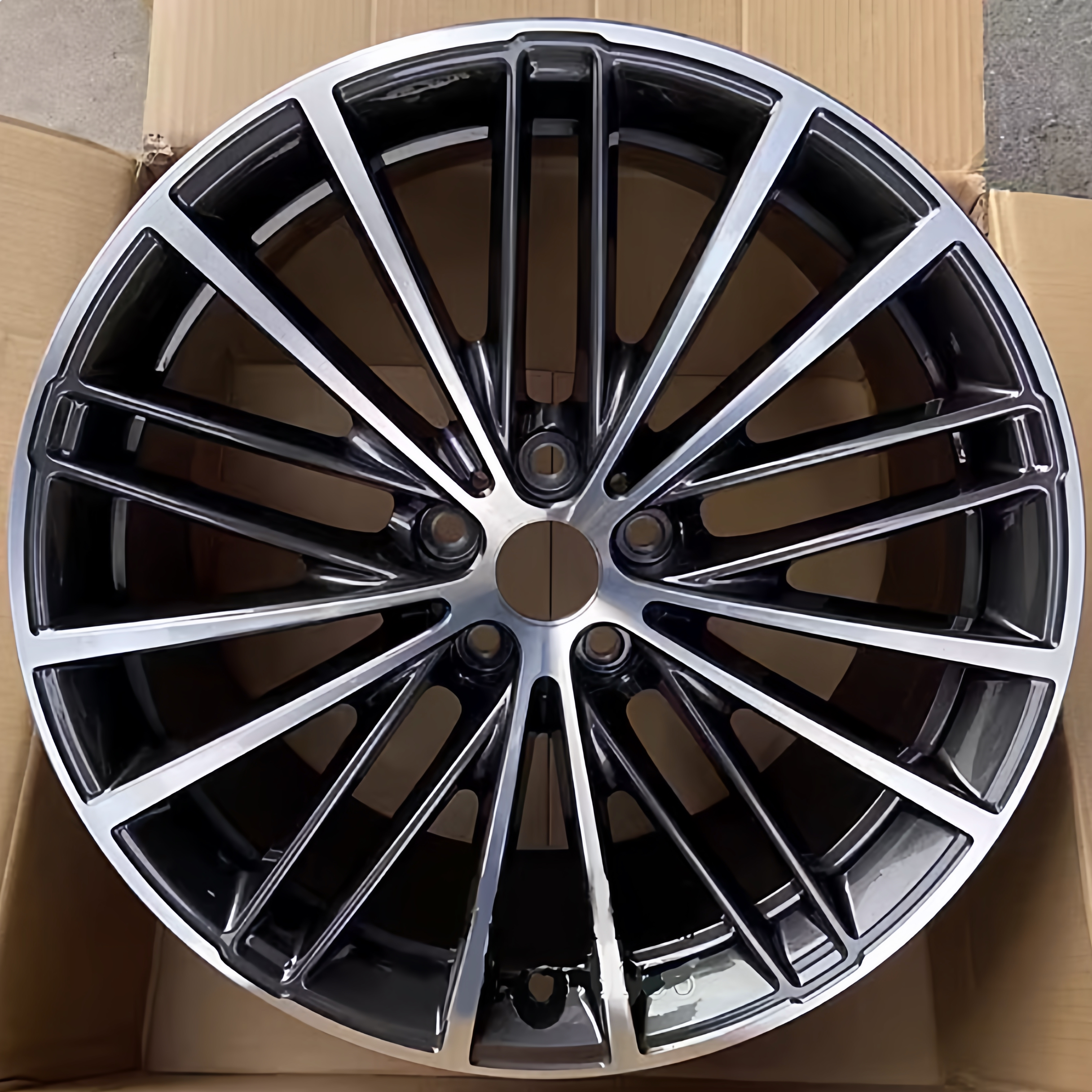 适配19寸宝马5系530轮毂525 3系330 325 7系730 740铝合金车轮圈