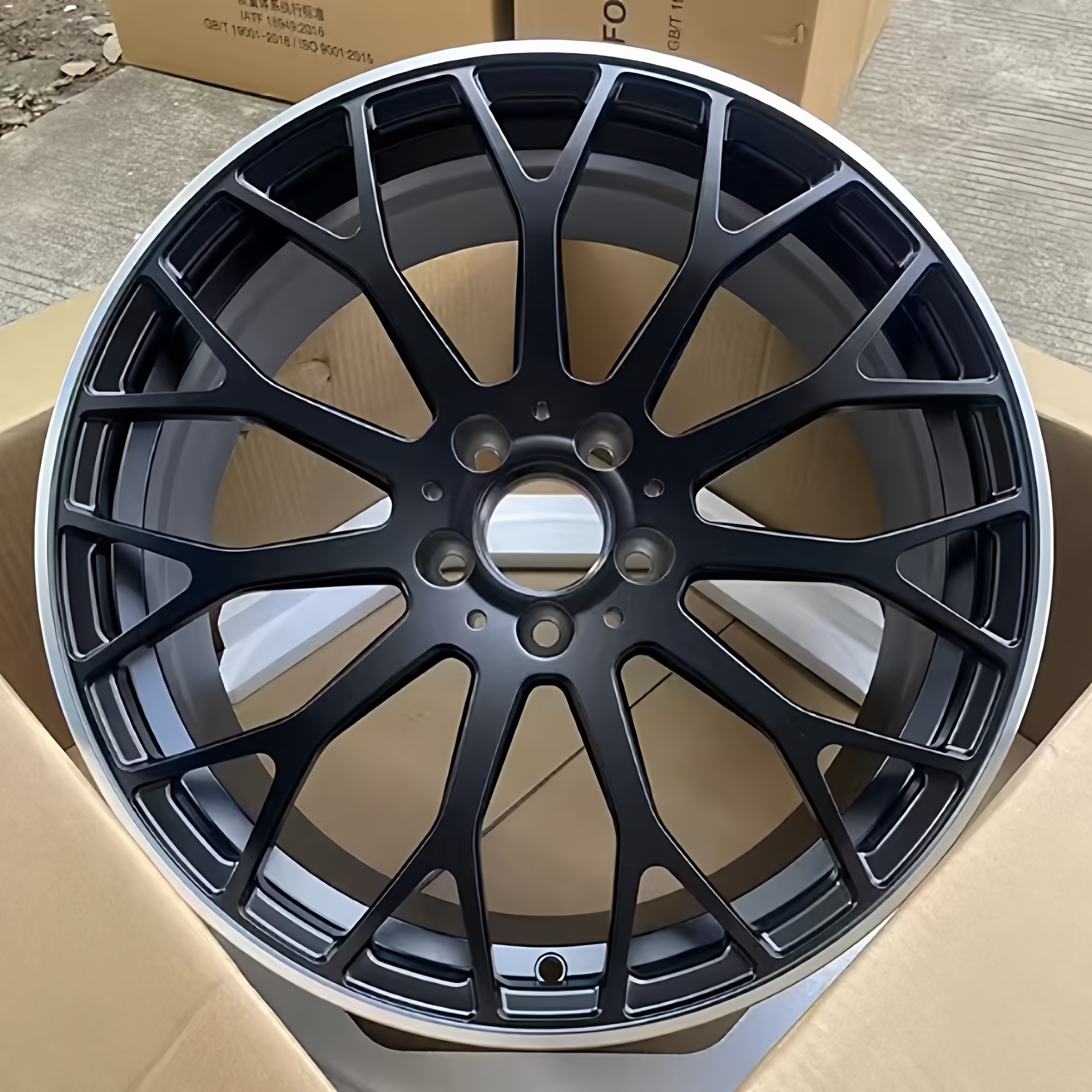 适用于19寸奔驰c级E级C260/GLC/E300/S350 A200改装铝合金车轮毂