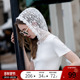 白色小衫 betu百图南法假日风蕾丝连帽T恤女2025年夏季 新款 上衣