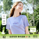 新款 百图女装 设计感上衣2024年夏季 T恤圆领立体印花短款 减龄短袖