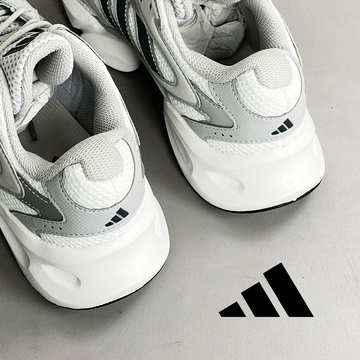 Adidas高颜值校园鞋子厚底跑步鞋