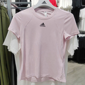 H20746 羽毛球服Adidas短袖 上衣夏季 阿迪达斯女T恤速干衣运动套装