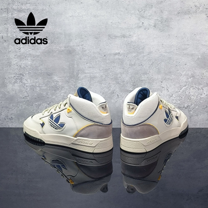 Adidas休闲百搭时尚复古高帮板鞋