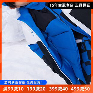 阿迪达斯儿童羽绒服Adidas冬新款男女保暖连帽运动防风外套IN5209