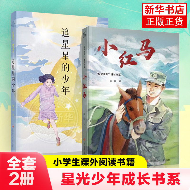 全套2册 追星星的少年+小红马 星光少年成长书系 三四五六年级小学生课外阅读 8-10-12岁儿童文学 江苏凤凰少年儿童出版社