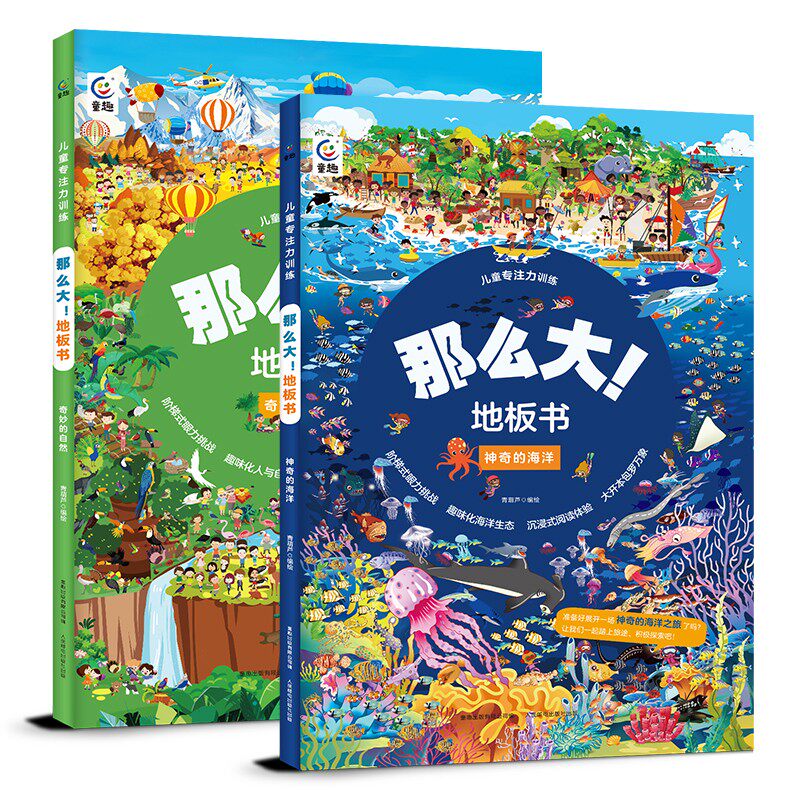 儿童专注力训练那么大地板书系列