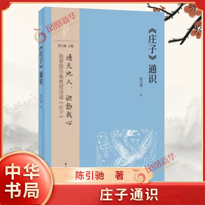 庄子通识 陈引驰著 通天地人识物我心 中国哲学书籍 中华书局 正版书籍 【凤凰新华书店旗舰店】