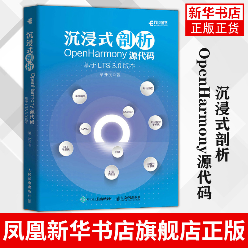 沉浸式剖析OpenHarmony源代码 基于LTS 3.0版本 梁开祝 鸿蒙系统软件开发环境系统架构源代码开源操作分布式子系统书