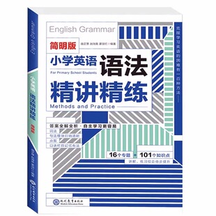 小学英语语法精讲精练小学简明版一二三四五六年级英语语法专项训练强化题目语法知识语法大全新概念英语训练思维