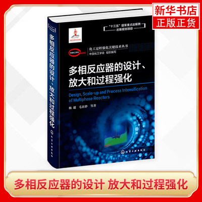 化工过程强化关键技术丛书 多相反应器的设计 放大和过程强化 杨超 毛在砂著 多相反应器模型模拟与测量工业反应过程强化技术书籍