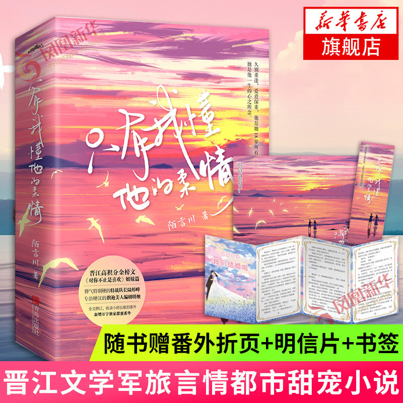 【随书赠番外折页+明信片+书签】只有我懂他的柔情 陌言川 对你不只是喜欢姐妹篇 晋江文学军旅言情都市甜宠小说硬汉队长美人编剧图片
