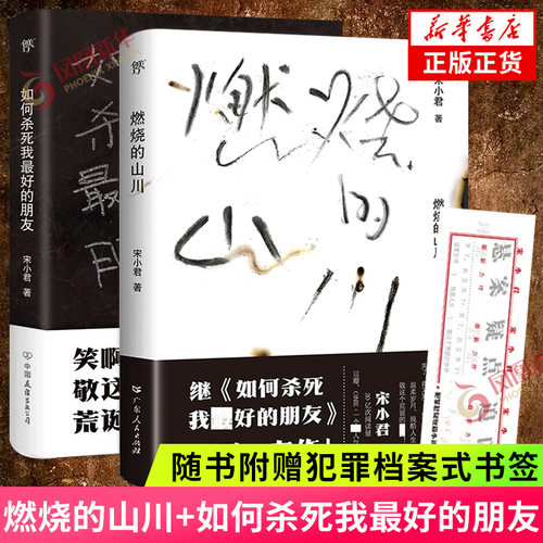 【2册】燃烧的山川+如何杀死我最好的朋友【随书赠书签】宋小君黑色幽默小说集 悲怆炽热又动人的悬疑案短篇小说集 正版