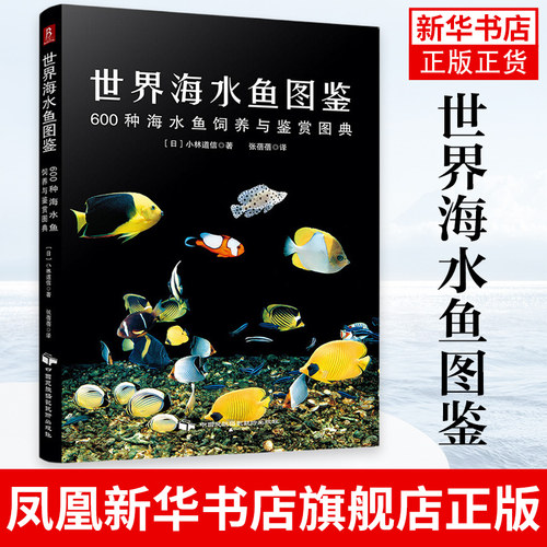 世界海水鱼图鉴600种海水鱼饲养与鉴赏图典 赏鱼选鱼养鱼600种海水鱼的高清彩色图谱 一本书囊括海水鱼习性特点饲养和繁殖疾病治疗