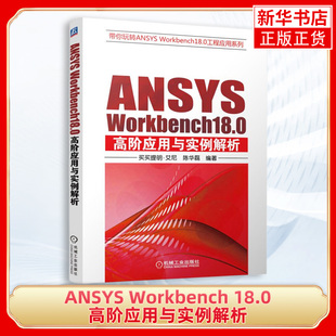 18.0高阶应用与实例解析 接触与摩擦结构对称模型流体动力学分析教材 新华书店旗舰店官网 Workbench ansys****教程书籍 ANSYS
