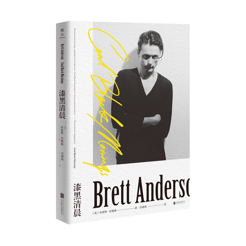 漆黑清晨  英伦传奇摇滚乐队山羊皮主唱 布雷特安德森著   正版书籍