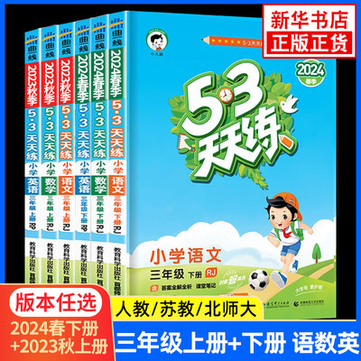 2023/2453天天练三年级上下册