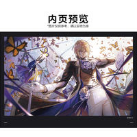 【 Gift Poster + Illustration Bookplate + Tarot card bookmark 】 Official art collection of "Photon Heroes" Super God Lord, setting collection of "Heavenly News Kadokawa Super God Lord", commemorative art collection, art illustration collection, Anime art book thumbnail 3