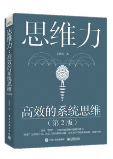 思维力 高xiao的系统思维  第2版 系统思维探秘 咨询顾问的问题分析与解决之道自上而下地表达 正版书籍 【凤凰新华书店旗舰店】