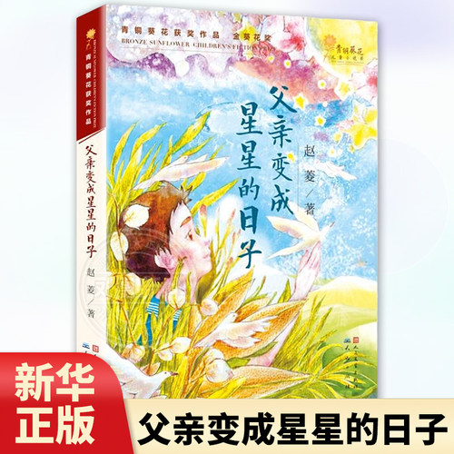 正版 父亲变成星星的日子 青铜葵花奖 赵菱 天天出版社三四五六年级小学生课外阅读书7-9-10-12岁暑假期儿童文学书籍