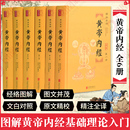 黄帝内经全集正版 共6册全本 白话文版 原著全注全译灵枢素问校释 精注全译黄帝内经 正版 古典中医药学基础理论入门图解书 精装 书籍