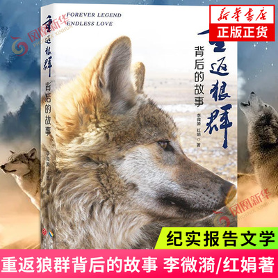 重返狼群背后的故事 李微漪 红娟著 一部人狼情未了 呈现重返狼群背后的感人故事 纪实报告文学 凤凰新华书店正版书籍