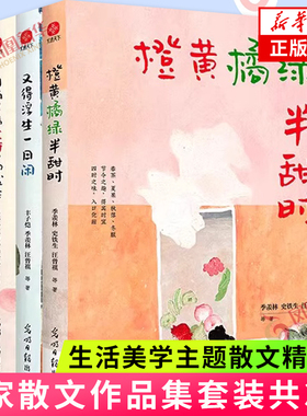 橙黄橘绿半甜时+别怕！请允许一切发生+又得浮生一日闲 套装3册季羡林史铁生汪曾祺丰子恺等著传统文化生活美学文学散文随笔作品集