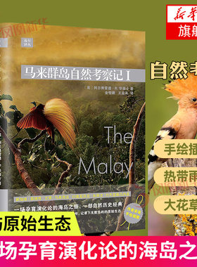 马来群岛自然考察记(I)一场孕育演化论的海岛之旅 自然历史经典 热带雨林的陌生访客 在海岛间流浪八年 记录下无数岛屿的原始生态