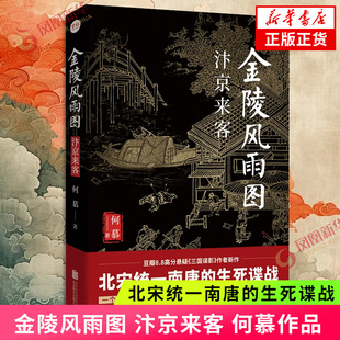 金陵风雨图 汴京来客 何慕 著 经商头脑发达的间谍如何用4年把南唐卖给北宋 历史谍战悬疑推理小说 凤凰新华书店旗舰店