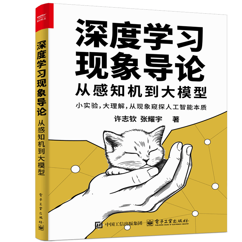 深度学习现象导论:从感知机到大模型许志钦计算机控制仿真与人工智能电子工业出版社凤凰新华书店旗舰店