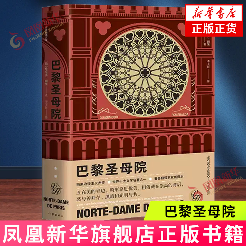 巴黎圣母院 作家经典文库 浪漫主义文学典范 外国文学 名著名译系列 雨果著  初高中课外阅读名著 新华书店正版