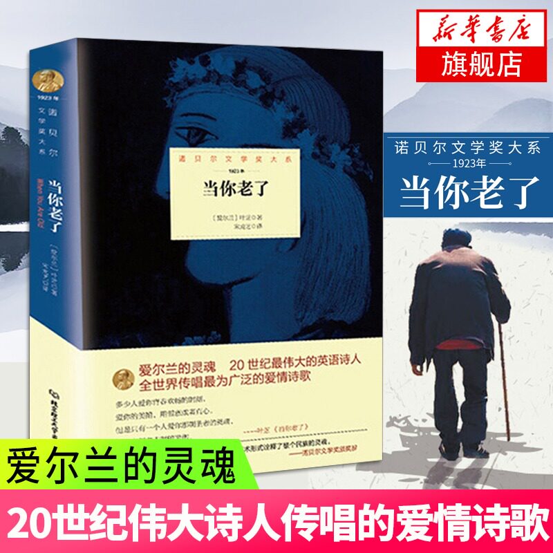 当你老了 精装未删减正版 诺贝尔文学作品大系 叶芝原版诗集经典书