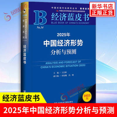 【2025经济蓝皮书】2025年中国社会形势分析与预测 经济蓝皮书 王昌林主编 社会科学 社会科学文献出版社 新华书店 正版书籍