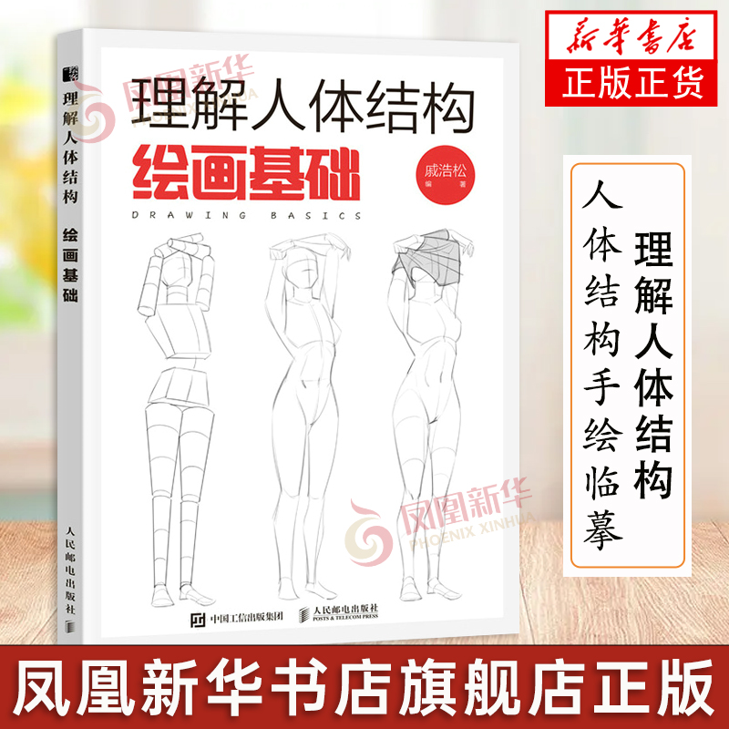 理解人体结构 绘画基础 戚浩松 夏夜 人体结构绘画人体形态素描速写艺用速写人像解剖技法游戏动漫人体结构手绘临摹书