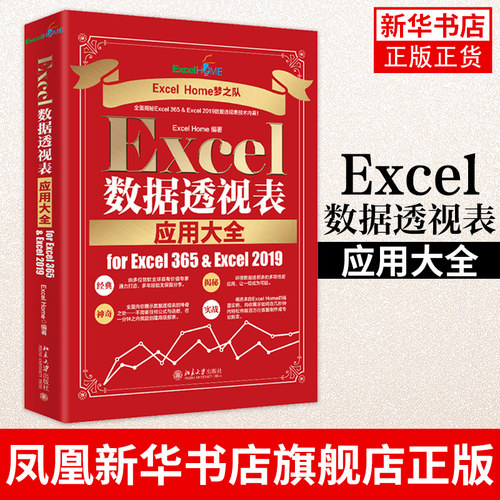 Excel数据透视表应用大全for Excel 365 & Excel 2019 办公自动化软件类书籍 北京大学出版社 凤凰新华书店旗舰店