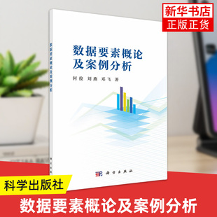 数据要素概论及案例分析 何俊 科学出版社 数据管理实践数据治理驱动业务创新应用创新模式 新华正版书籍