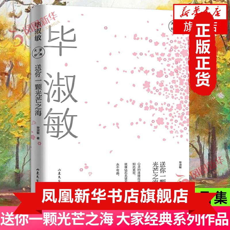送你一颗光芒之海 毕淑敏经典散文 大家经典系列作品 慰藉心灵现实生活思考和感悟开阔眼界的文章 现当代文学散文随笔名家名作正版