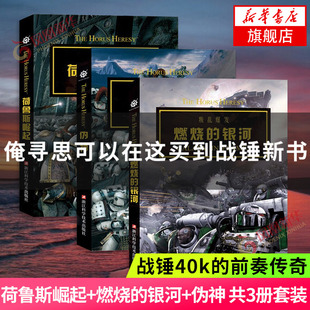 不被铭记 战锤40k小说 银河 现货速发 帝国 新华书店正版 荷鲁斯崛起 无所畏惧 荷鲁斯之乱三部曲 书籍 燃烧 泰拉之眼 伪神