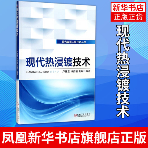 现代热浸镀技术 现代表面工程技术丛书 钢铁材料的腐蚀与防护 热浸镀锌技术基础 热浸镀锌工艺技术教程书籍 凤凰新华书店旗舰店