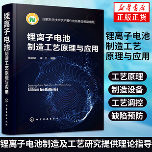 学术专著 锂离子电池制造工艺原理与应用 一部系统讨论锂离子电池制造原理及应用方面 精装 锂离子电池基本原理和基本概念书籍