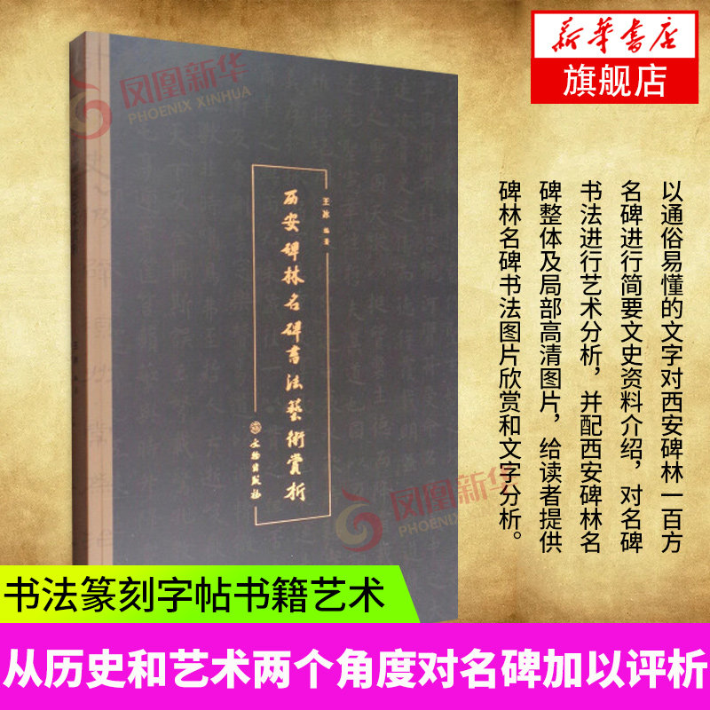 西安碑林名碑书法艺术赏析 王冰 著 书法篆刻字帖书籍艺术 新华书店正版图书籍 文物出版社 正版书籍 【凤凰新华书店官方旗舰店】