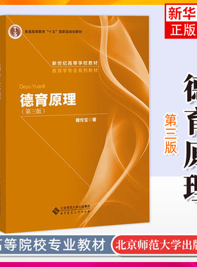 德育原理 第3三版 檀传宝 北京师范大学出版社 教育学专业课程教材 基本理论素养教程 学校德育理论与实践的基本原理梳理