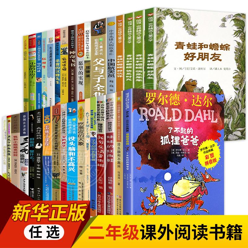 二年级课外阅读书目全套三毛流浪记了不起的狐狸爸爸没头脑和不高兴吃黑夜的大象大个子老鼠小个子猫中小学生课外阅读书籍儿童读物 书籍/杂志/报纸 儿童文学 原图主图