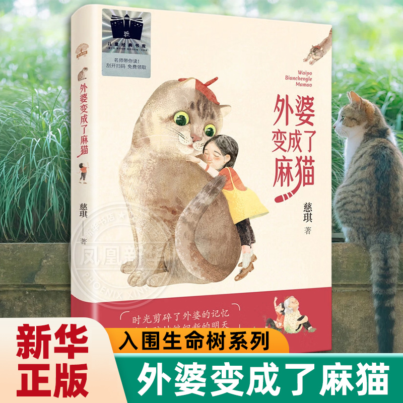外婆变成了麻猫入围生命树系列6-12岁小学生三四五六年级课外书阅读关于衰老与遗忘、爱与陪伴的童话作品新华正版书籍