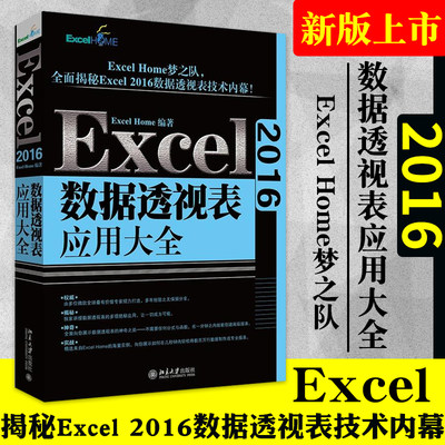 Excel 2016数据透视表应用大全 揭秘Excel 2016数据透视表技术内幕 Excel软件办公软件教程书 ExcelHome书