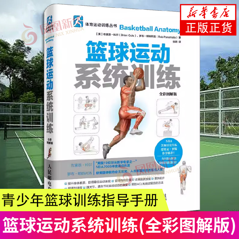 篮球运动系统训练全彩图解版 布莱恩科尔 篮球运动系统训练书篮球后卫训练书籍篮球基础与技巧 球训练教材篮球教学篮球技巧教学
