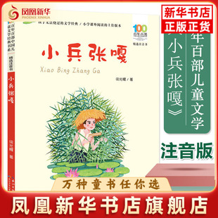 小兵张嘎彩图注音版百年百部中国儿童文学书系徐光耀著红色儿童文学阅读书目一二三年级小学生课外阅读书籍寒暑假